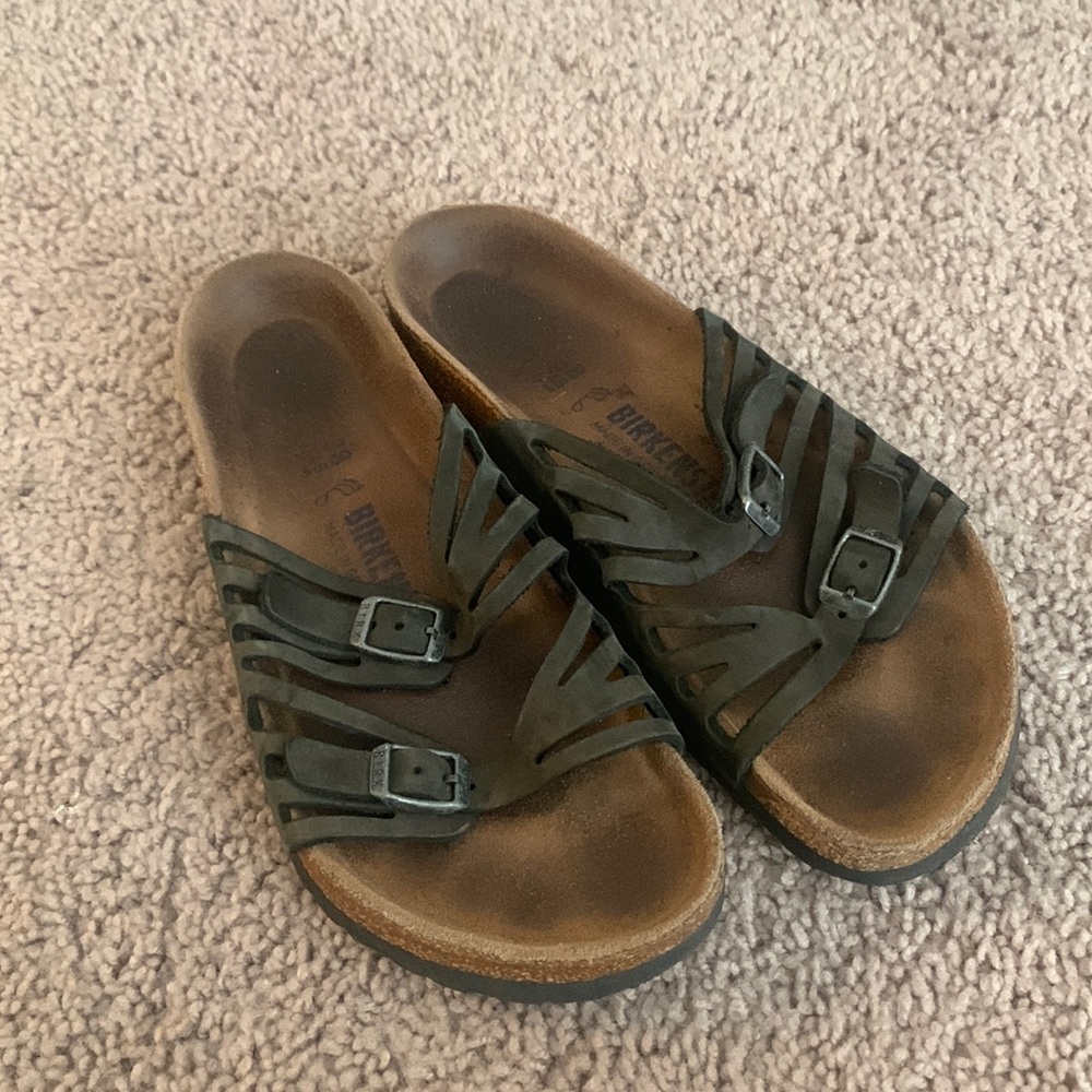 BIRKENSTOCK Granada in black Size 38 Women's Size 8.5-9